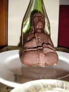 Chocolate Buddha from our first residential retreat